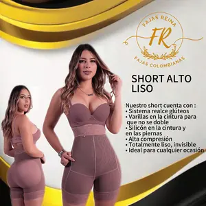 FAJA BICHOTA DOBLE CIERRE (SHORT ALTO) Shapewear Bodysuit Plus Size  Womenswear Compression