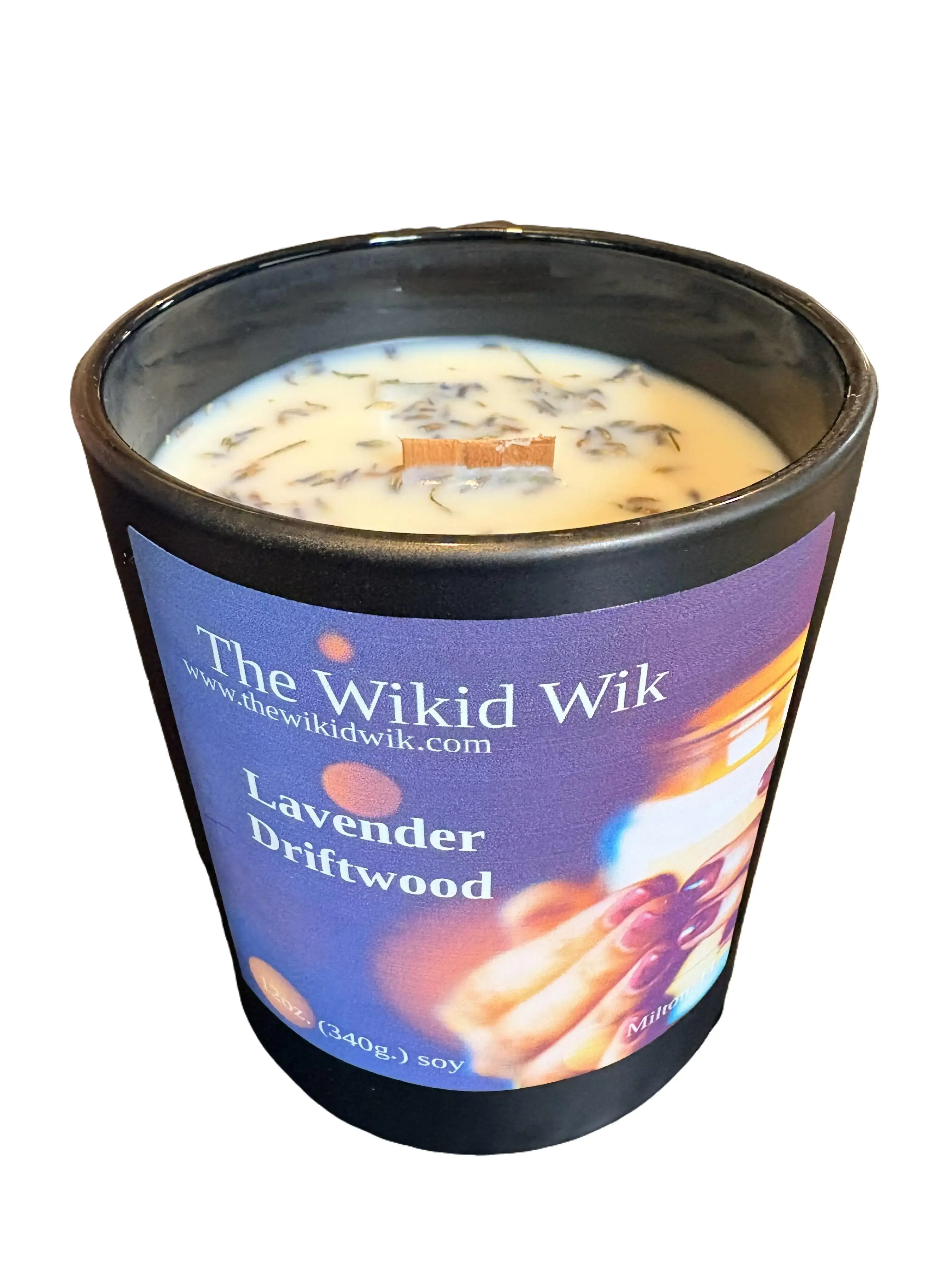 Lavender Driftwood - Scented Soy Candle (NEW)...Calming, airy, and grounding — like lavender drifting through a quiet coastal breeze.