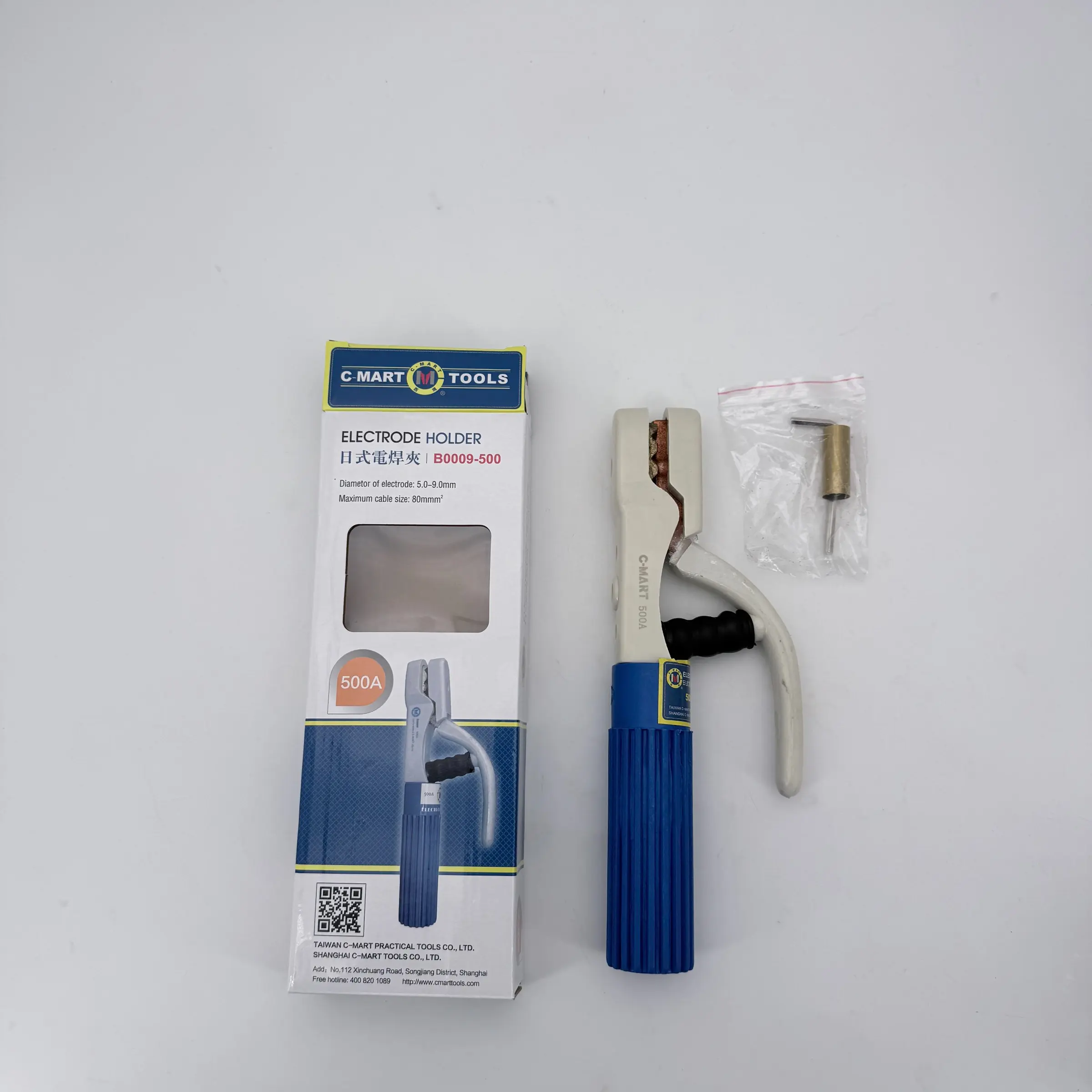 C-MART 500A Electrode Holder Welding Accessories – Taiwan, Super Durable & Cool-to-Touch