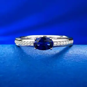 [ # ZA36](Adley) 0.5CT Lab Created Gemstone Fashion Ring