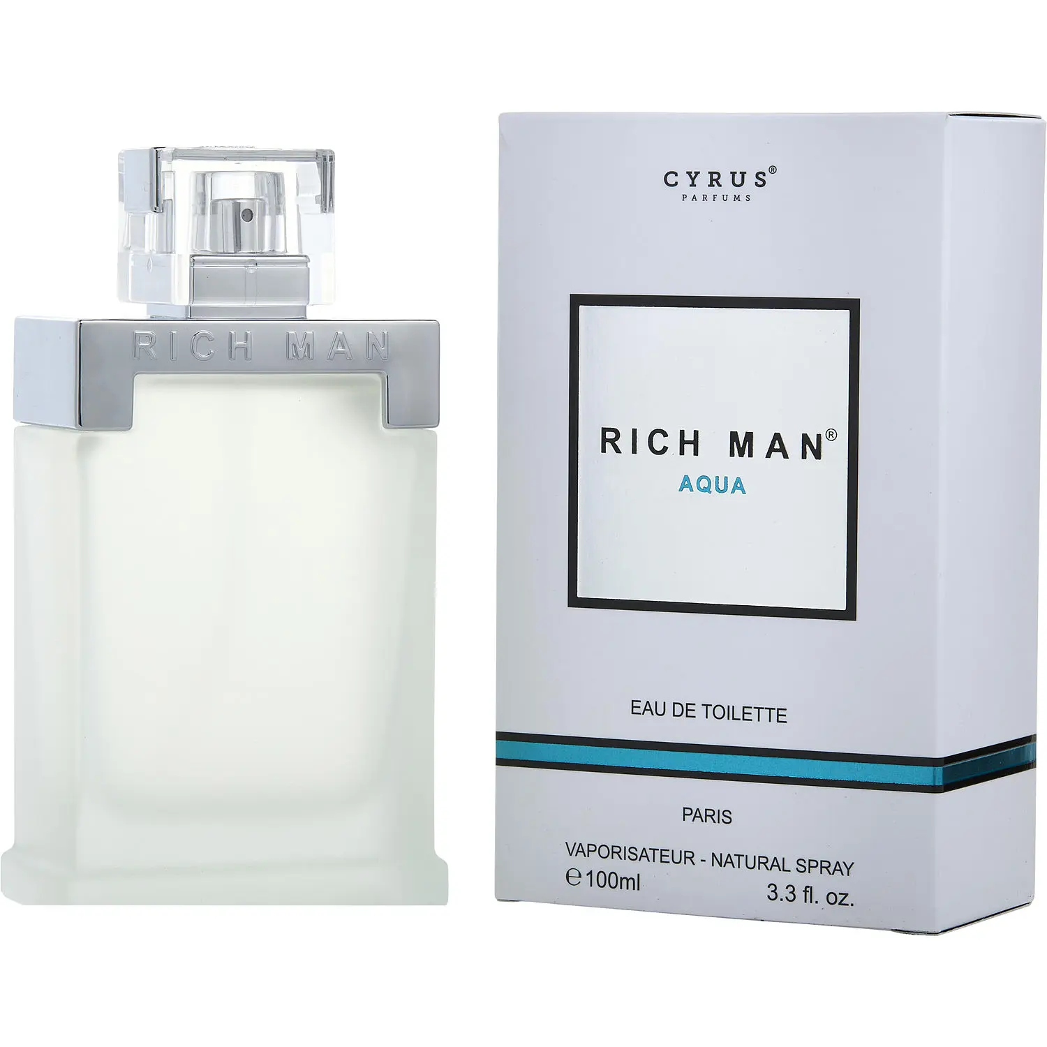 Rich Man Acqua By Cyrus Parfums Edt For Men