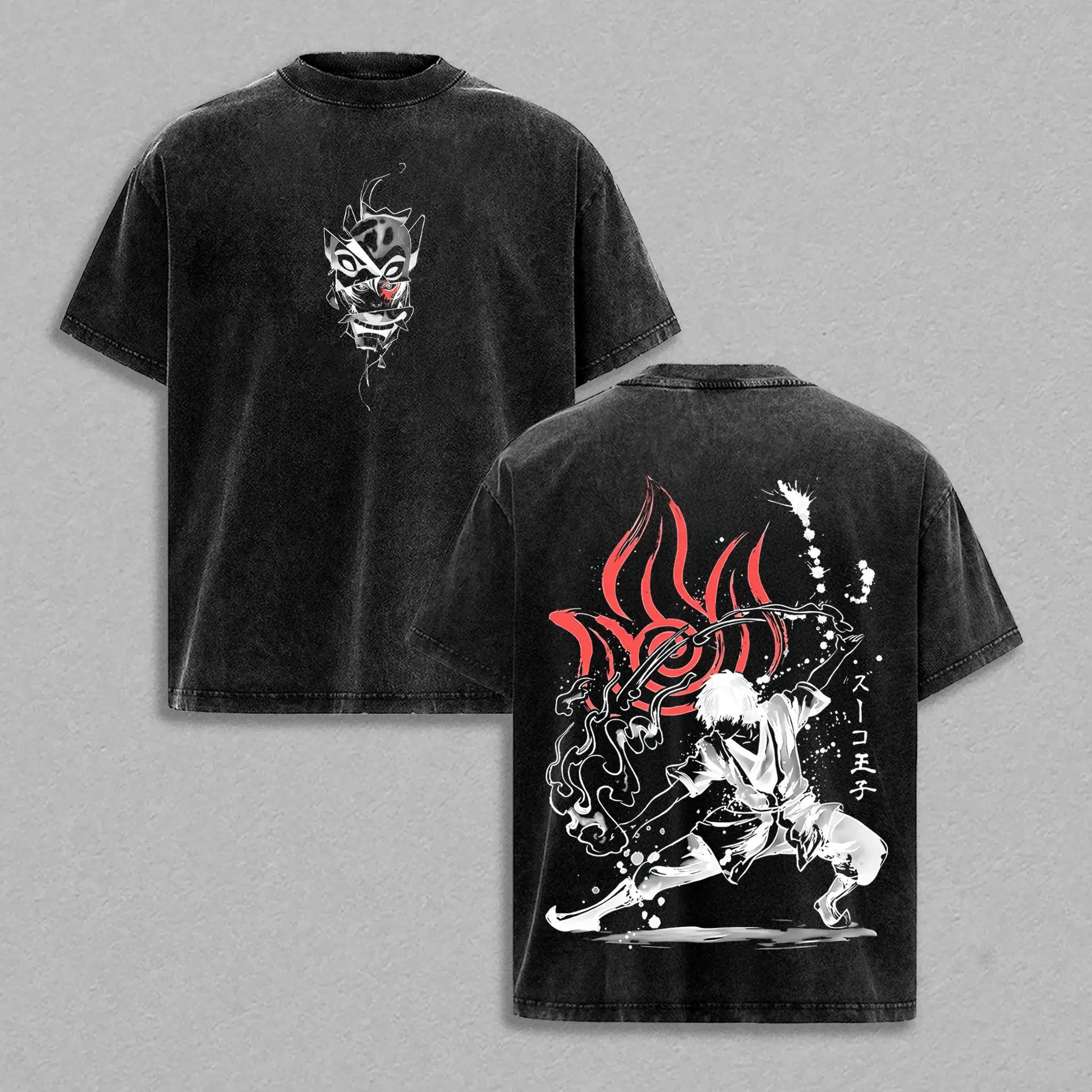 Vintage Zuko Avatar The Last Airbender Graphic Tee | Fire Nation Prince Oversized Anime T-Shirt | Retro Dark Shonen Streetwear | Blue Flame Aesthetic Merch