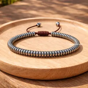 High Quality Black Hematite Bracelet Healing Protection Men Stone Reiki Jewelry