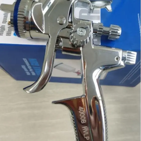 4000B HVLP Spray Paint Gun with 1.3 Nozzle for Cars & House DIY Paint Gun 600ML CUP JET Tool