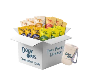 Fruity Faves Overnight Oats 12-Pack + Free Jar with all 1st Orders