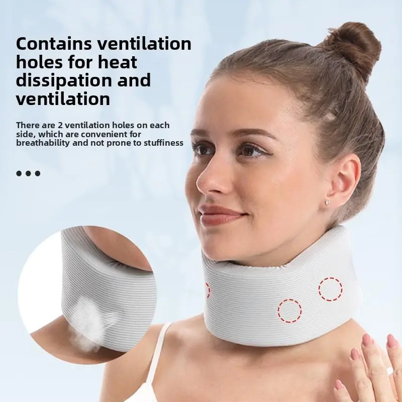 Cool neck brace, anti-lowering sponge neck support, cervical spine brace, neck support, and neck correction for forward tilt