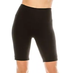 THE12TH Women High Waisted Premium Buttery Soft Biker Shorts