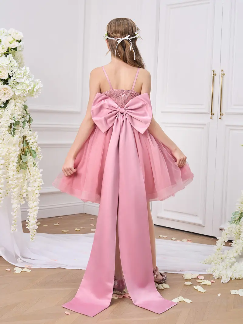 Sparkly pink bow grad dress - TikTok Shop Sparkly pink bow grad dress - TikTok Shop