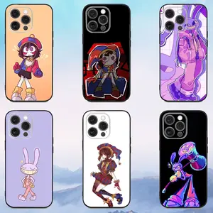 Amazing D-Digital C-Circus Phone Case For iPhone17,16,15,14,13,12,11,Pro,Max,Plus, Soft Black Cover