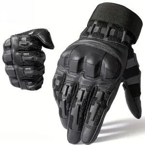 Hard Shell Impact‑Resistant Tactical Gloves, Touch Screen Compatible Protective Gloves, Breathable All‑Season Summer Winter Gloves for Climbing Hiking Cycling Motorcycle Camping Outdoor Sports for Men & Women