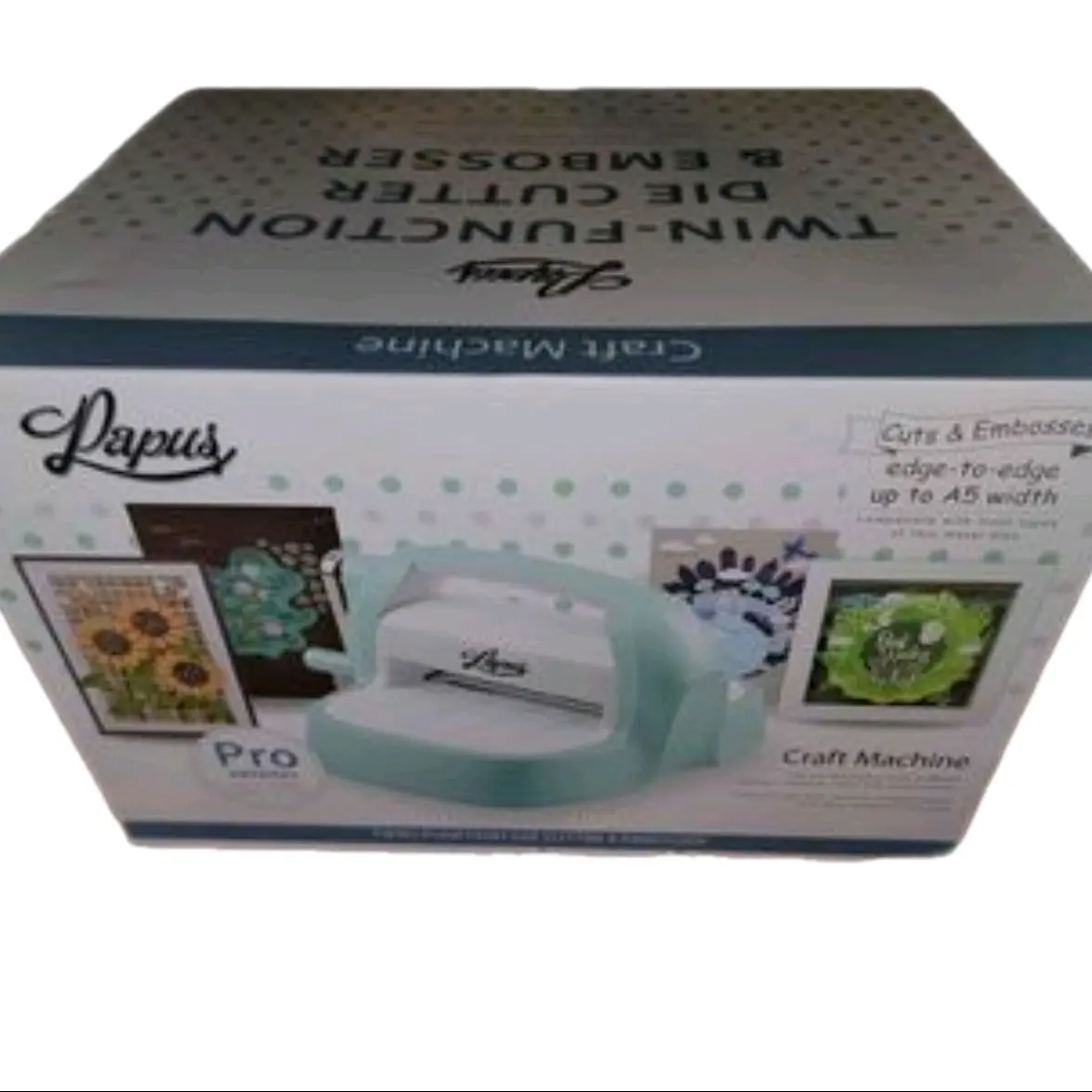 Brand New Papus Twin-Function Machine Mini Die Cutter embosser Never Opened (multiple available)
