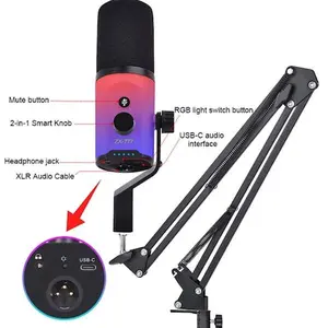 Condenser Microphone Set with Tripod