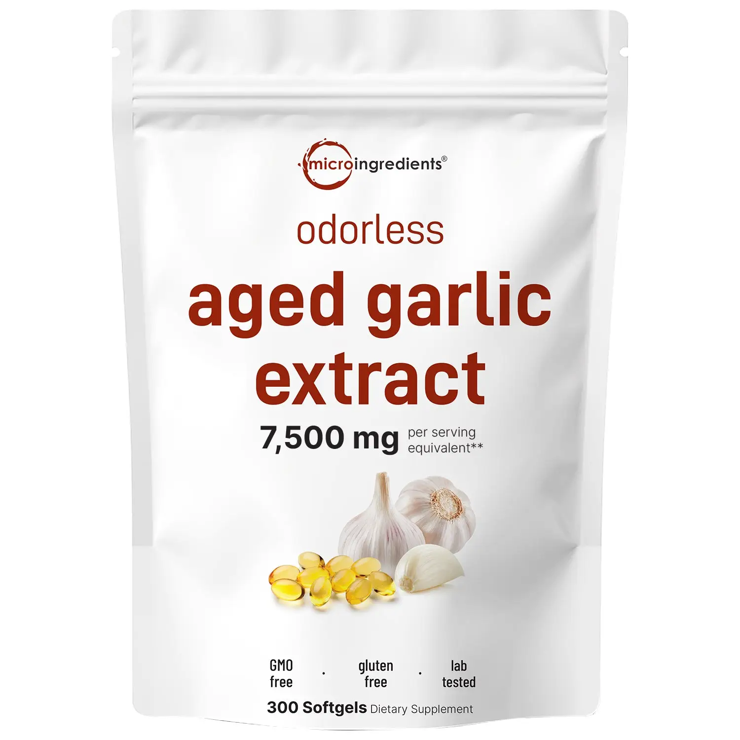 Micro Ingredients Odorless Garlic Softgels