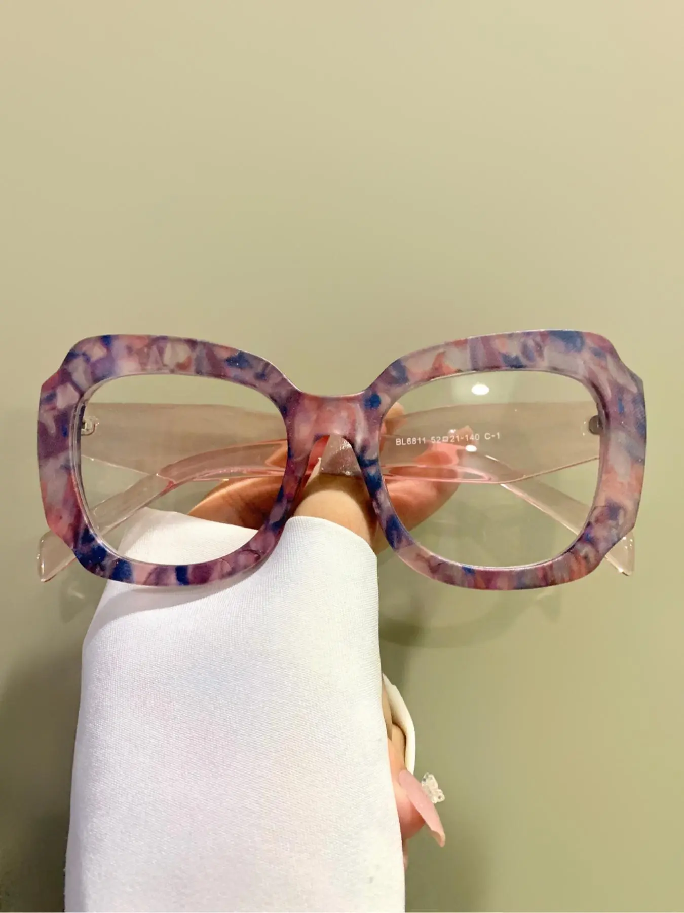 Colorful Fashion Trendy Glasses Unisex, Casual Style PC Frame, Stylish Square Frames, Decorative Eyeglasses, All Seasons Wear, Men and Women Eyewear, Trendy Beach Eyewear