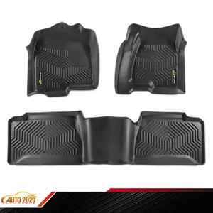 Floor Mats Fit For 1999-06 Chevy Silverado/GMC Sierra Extended Cab Trucks TPE