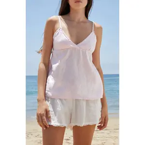 John Galt Women's Pink Edith Tank Top