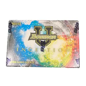 2022 Bowman University Inception Hobby Box - 2 Autographed Cards - Football and Basketball