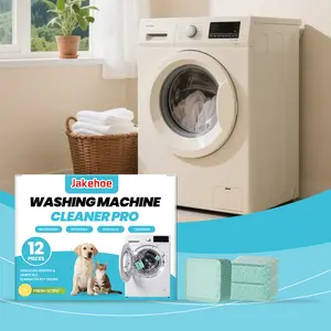 Eco-Friendly Washing Machine Cleaner Fights Pet Odors & Hair Build-Up for Fresh Clean Machines