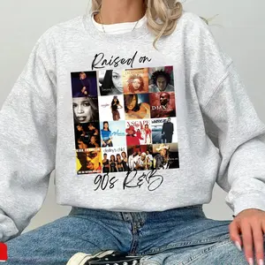 90's R&B Album Music Tshirt Sweatshirt Hoodie, Music Lover Gifts, Nostalgia Sweatshirt, 90s Party, Unisex Short Sleeve Tee Womenswear Tops Casual Crewneck