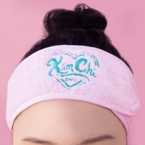 KimChi Chic Beauty Headband, Soft Plush Terry Cloth, Adjustable Closure, Unisex