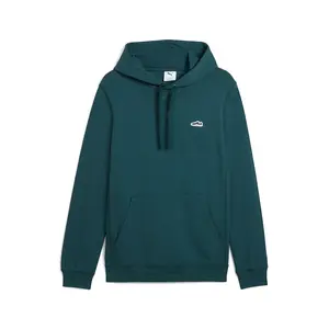 PUMA Mens Wardrobe Essentials Suede Hoodie Casual Outerwear Casual - Green