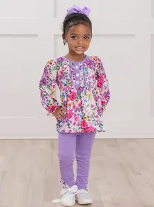 Spring Blossoms Ruffle Outfit