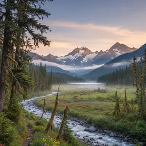 Olympic National Park Canvas 8x10 in