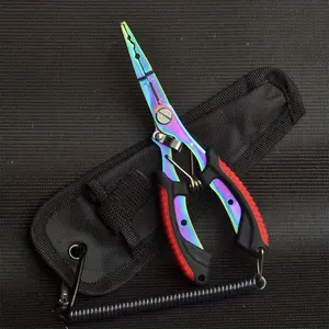Multifunctional Fishing Plier with Storage Bag, Stainless Steel Fishing Plier, Fishing Line Cutter, Outdoor Fishing Accessories