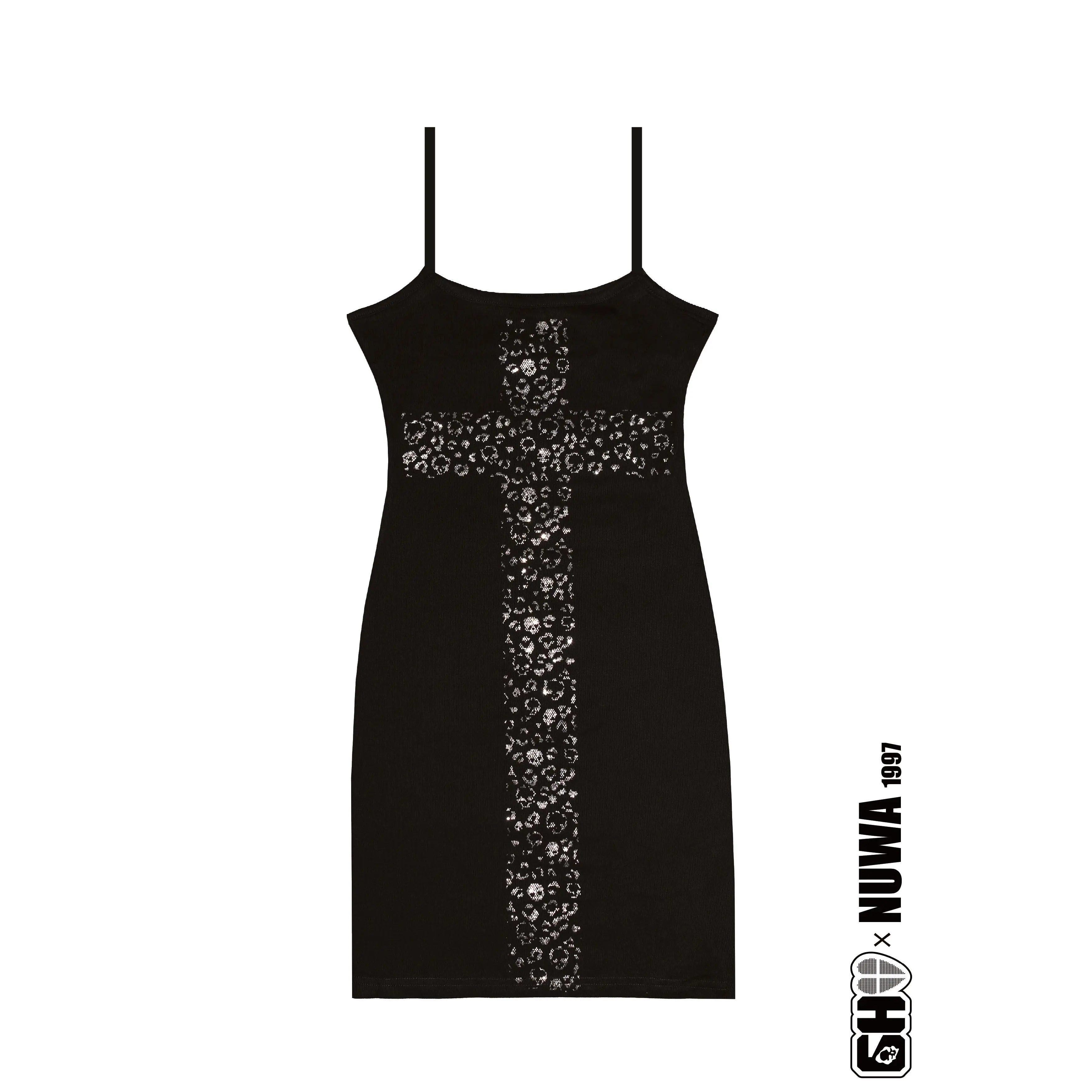 Sassy religion Cross Rhinestone Dress