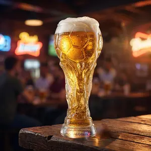 27oz/20oz Football Party Glass Cup, made of glass, features a lightweight, luxurious and high-end texture. It is suitable for various occasions and party supplies such as birthdays, weddings, graduation parties and anniversary celebrations, gift for men.