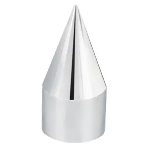 United Pacific 10007 – 33mm x 4-1/8" Chrome Plastic Spike Nut Cover – Thread-On