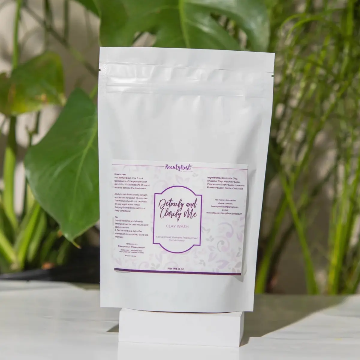 Clay Hair wash and detox