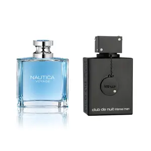Nautica Voyage and Armaf Club de Nuit Intense Men Bundle Pack - 3.6 Oz each