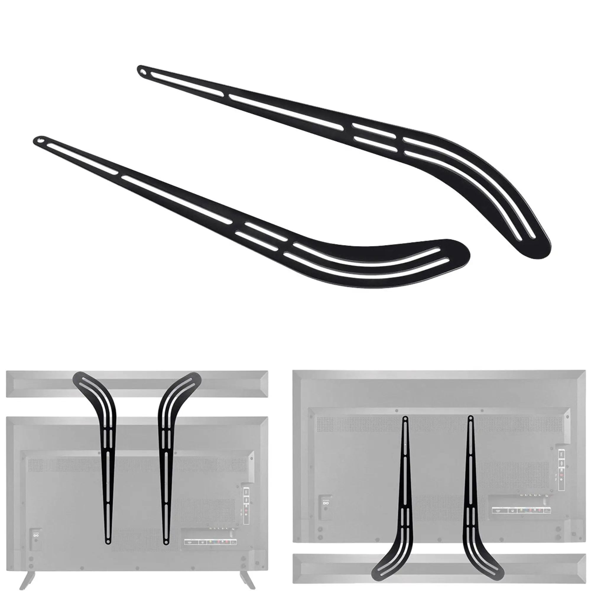 Monoprice Wall-Mounted Universal Soundbar Bracket, 23"-55" Compatibility (Model 15265)