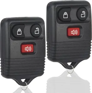 Key Fob Remote Replacement Compatible with Ford 2000-2014 E150 Escape 1998-2014 Ranger Explorer Expedition/Mazda B-Series/Mercury/Lincoln MKZ MKX CWTWB1U345 Keyless Entry Remote (2-Pack)