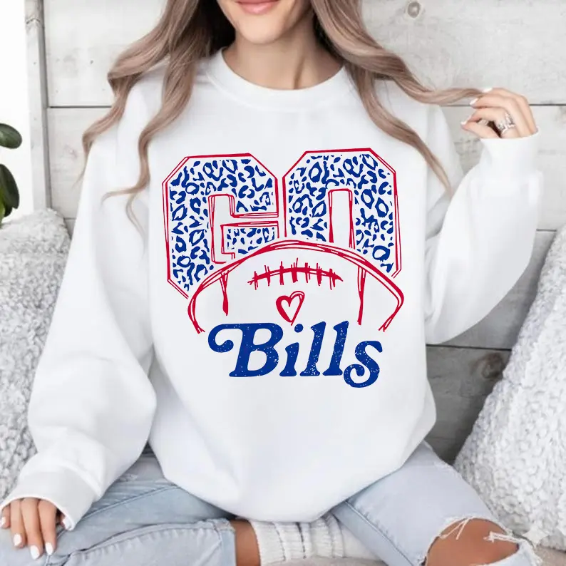 Go Buffalo Football Vintage Sweatshirt - Trendy Fan Gift