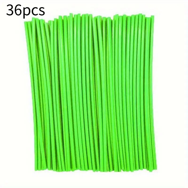 36pcs New Motorcycle Racing Wheel Rim Spoke Wrap Kit Skin Cover 6.7 inch For MX Motocross Dirt Pit Bike Enduro Supermoto Honda Suzuki