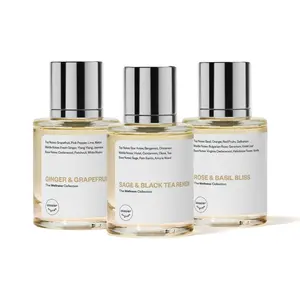 The Wellness Collection, Dossier Originals, 50ml, Sage & Black Tea Renew Allure Best of Beauty 2024, Ginger & Grapefruit Zing, Rose & Basil Bliss