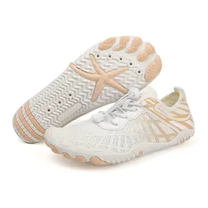 Unisex Sporty Water Shoes - Women's Shoes with Adjustable Strap, Rubber Sole, Textile Upper, Lightweight Breathable Quick-Dry Non-Slip Easy-to-Clean Footwear for Summer Beach Swimming, Outdoor Activities