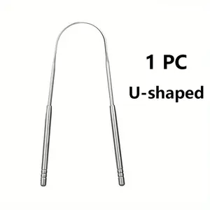 Tongue cleaner, 1pc/3pcs stainless steel tongue scraper set, adult tongue scraper, tongue scraper against bad breath, tongue brush, Tongue Scraping Tool, Oral Care Tool, helps eliminate bad breath (silver)