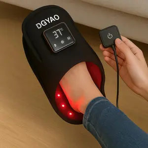 DGYAO 1PCS FDA Approved Rechargeable Podiatry Slippers 4000mAh 2Hrs 850nm Infrared 5 Temperature Thermal Therapy 95-113°F for Plantar Fasciitis & Stiffness 1 Year Warranty Limited Stock Spring 2025 Sale