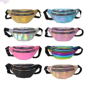 2026 New Fashion Holographic Waist Pack for Women, Shiny Glossy Outdoor Sports Chest Bag, Multifunctional Crossbody Bag for Men & Women, Durable Lightweight Design Perfect for Travel, Party, Running, Daily Commute and Streetwear