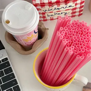 50pcs/100pcs Heart Design Straws, Plastic Drinking Straws, Cute Heart Shape, Ideal for Valentine's Day, Birthday Parties, Kitchen, Gifts, Kitchen Use
