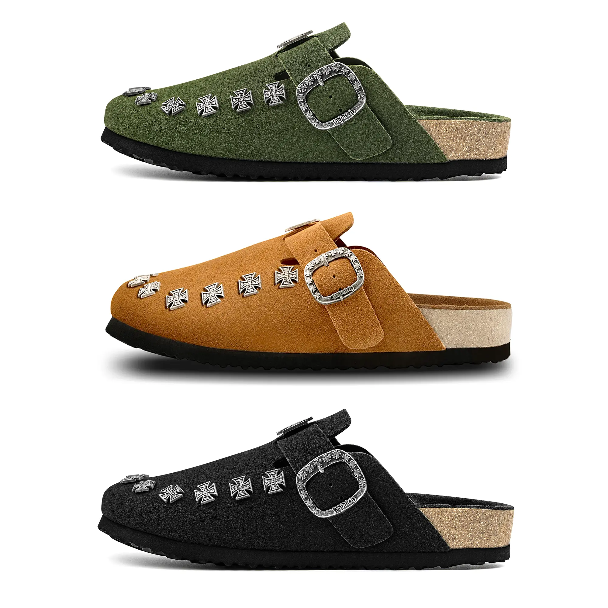 Von Dutch Women's Studded Chopper Clogs, Clogs for Women (SIZE UP RECOMMENDED)