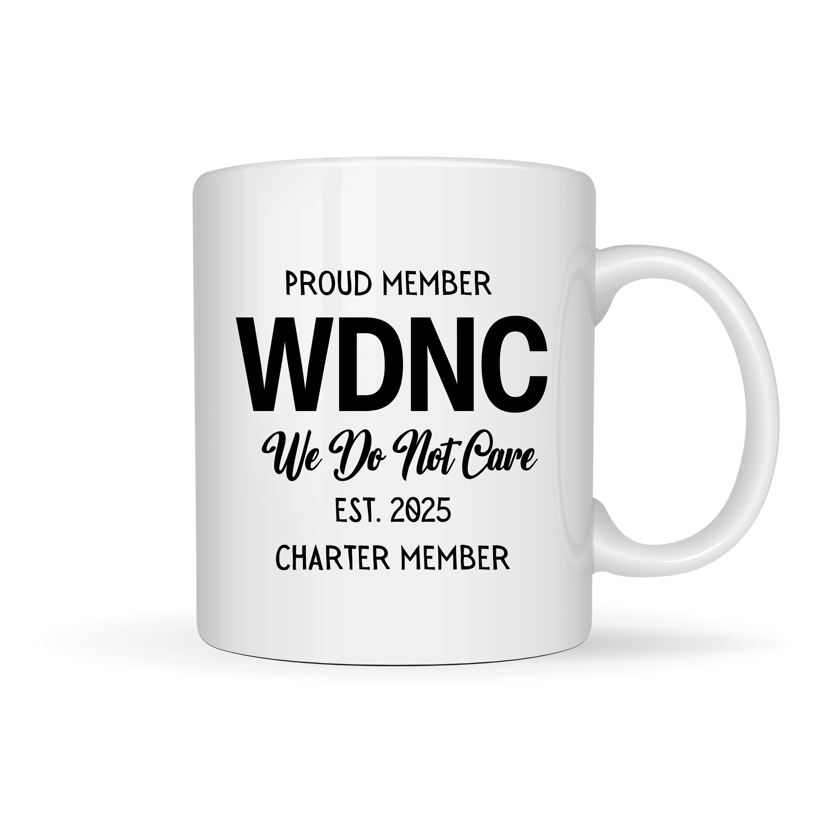 WDNC Mug Ceramic Coffee Cup 11oz Reusable Washable Double-Sided Perimenopause Humor Gift for Women Menopause Club Members