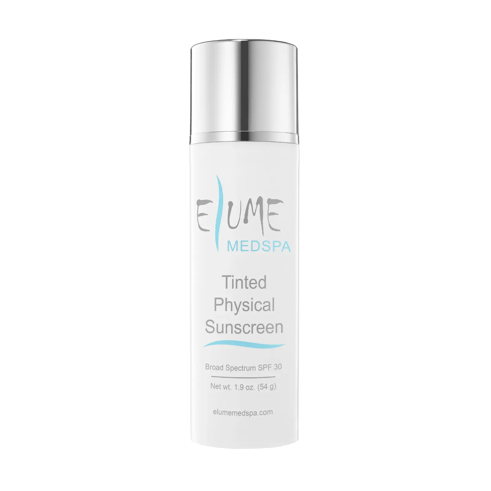 Elume Tinted Physical Sunscreen SPF 30 with 16.5% Zinc Oxide, Mattifying Mineral Face Sunscreen with Ceramides, CoQ10 and Centella for Oily and Acne-Prone Skin, 1.9 oz