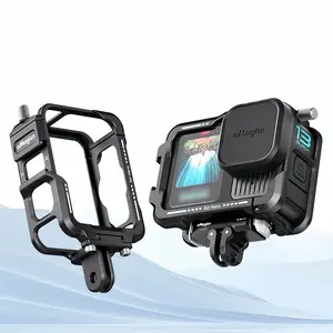 Camera Protective Frame, Action Camera Ultra-Lightweight 43g Aviation Aluminum Camera Protective Frame, Shockproof and Scratch-Resistant Camera Accessories