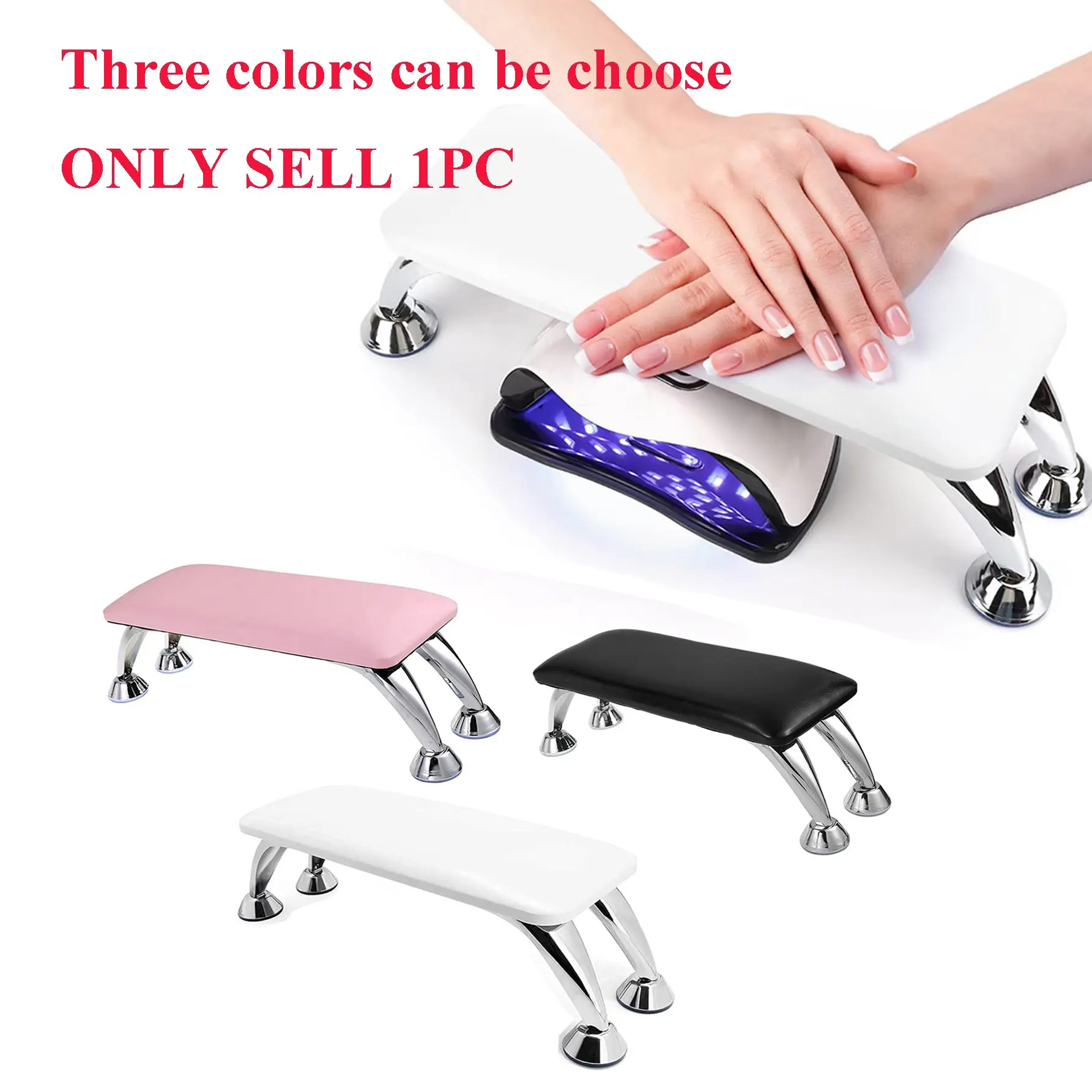 Big Arm Rest for Nails Cushion, Nail Care Microfiber Leather Manicure Hand Rest for Nails Tech, Hand Rest Pillow for Nails Toenails, Detachable Nail Art Accessories Tool for Nails Tech, Nail Art Supply
