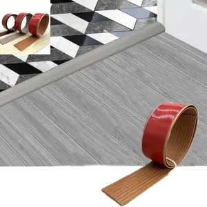Self adhesive floor transition strip - a wood grain joint sealant for ceramic tiles and solid wood floors, durable DIY, suitable for home decoration partitions with strong adhesion, modern floor accessories, Floor Protector, Flooring Solutions