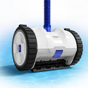 VINGLI Pool Cleaner Suction-Side Pool Vacuum Automatic Sweeper for Inground Swimming Pool,Climbs Walls -39.6ft Tangle Free Hose